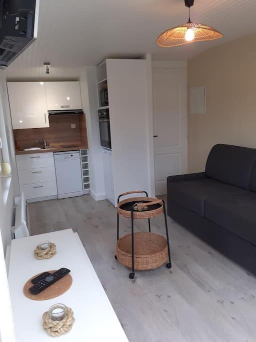 Studio Canape Convertible 2 Pers Avec Jardin Et Parking Clos Merlimont-Plage Exterior foto