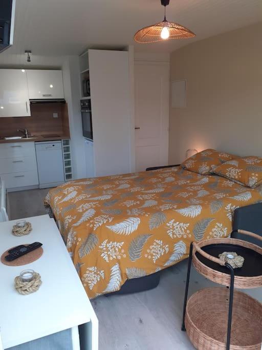 Studio Canape Convertible 2 Pers Avec Jardin Et Parking Clos Merlimont-Plage Exterior foto